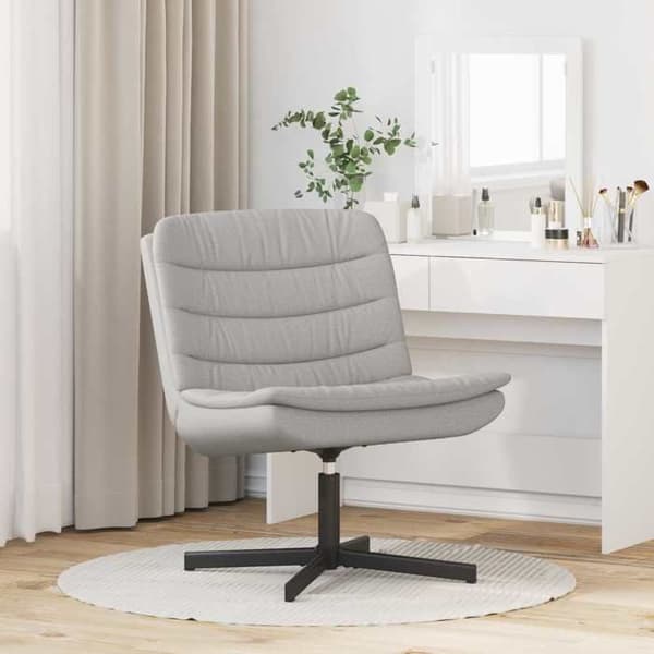 Maison Exclusive - Snurrstol Grå moln 63 x 75 x 76 cm tyg Molngrå