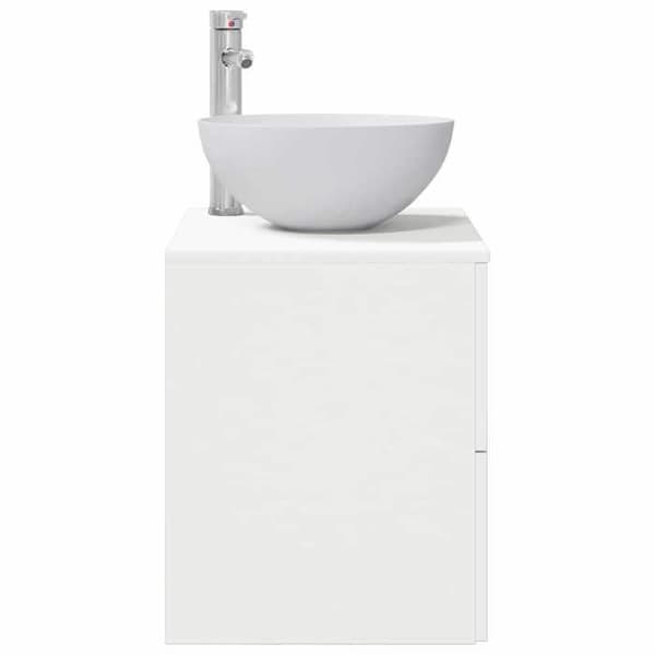 Maison Exclusive - Väggmonterad handfatmöbel Vit 49,5 x 35 x 63 cm Ingenjörsträ