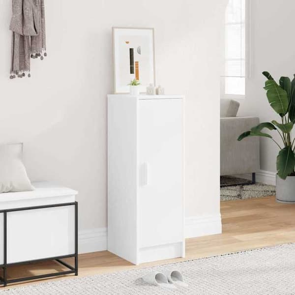Maison Exclusive - Skåp för skor Vit 32x35x92 cm Agglomerat Vit