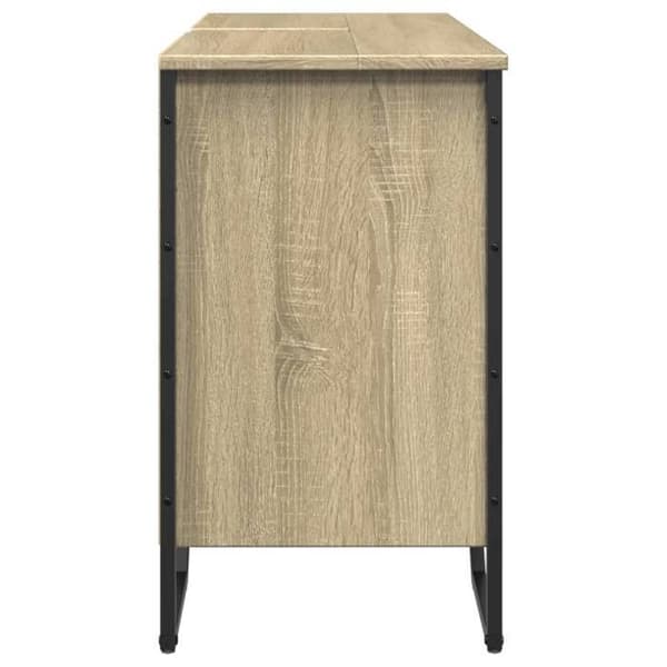 Maison Exclusive - Badrumsspegelskåp ek sonoma 91x35x60 cm