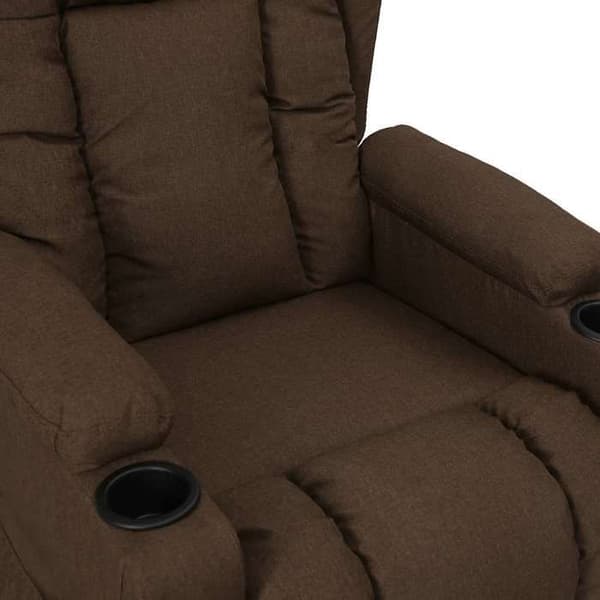 Maison Exclusive - Brun Tyg Reclinerfåtölj