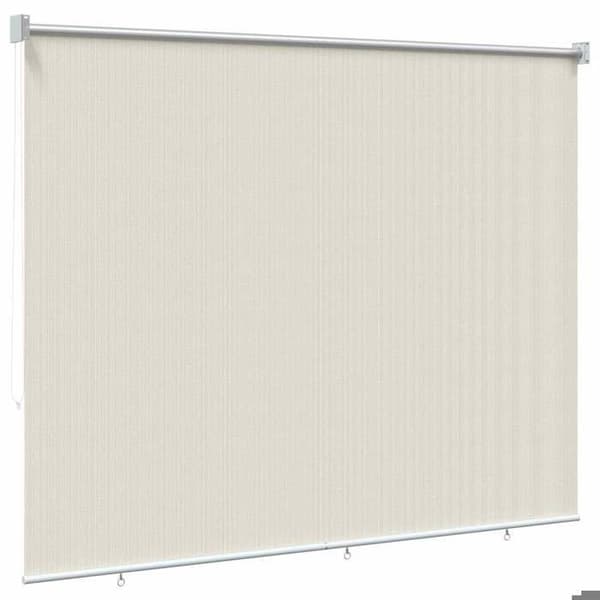 Maison Exclusive - Utrullningsbutik för utomhusbruk 125 (b) x 230 (H) cm krämfärgad