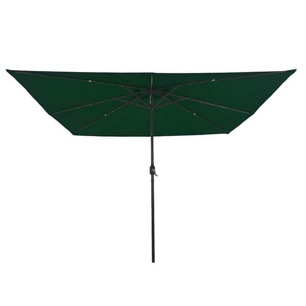 Maison Exclusive - Trädgårdsparasol Grön 295 x 295 x 245 cm Polyester och Stål Grön