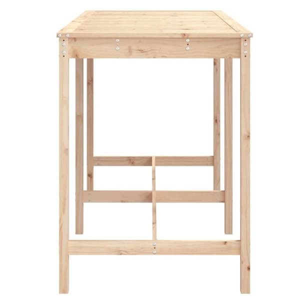 Trädgårdsbord - EXKLUSIV HEM - 159,5 x 82,5 x 110 cm - Massivt furu - Stabil ram - Rektangulär Ej nämnd