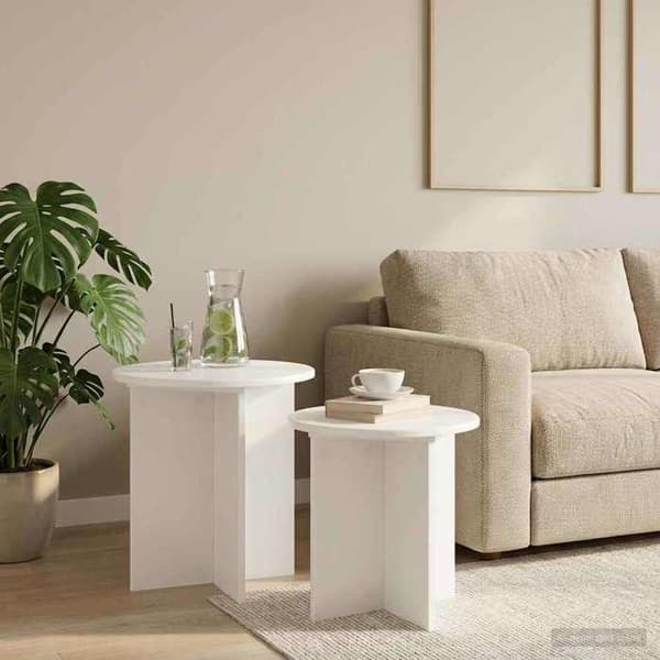 Maison Exclusive - 2 kpl apupöytiä Ø 45 x 45 cm