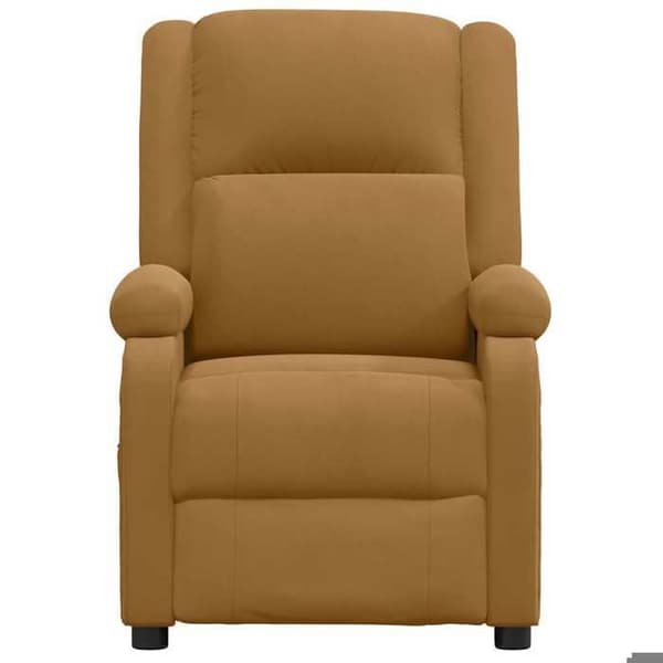 Maison Exclusive - Brun Velour Massage Elektrisk Stol