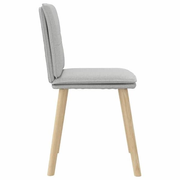 Maison Exclusive - Matstolar set om 2 grå moln tyg
