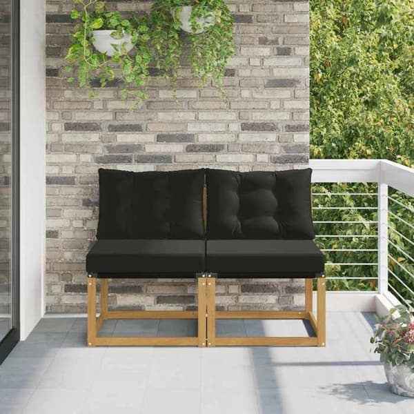 Maison Exclusive - 2-delad utomhussoffa vit