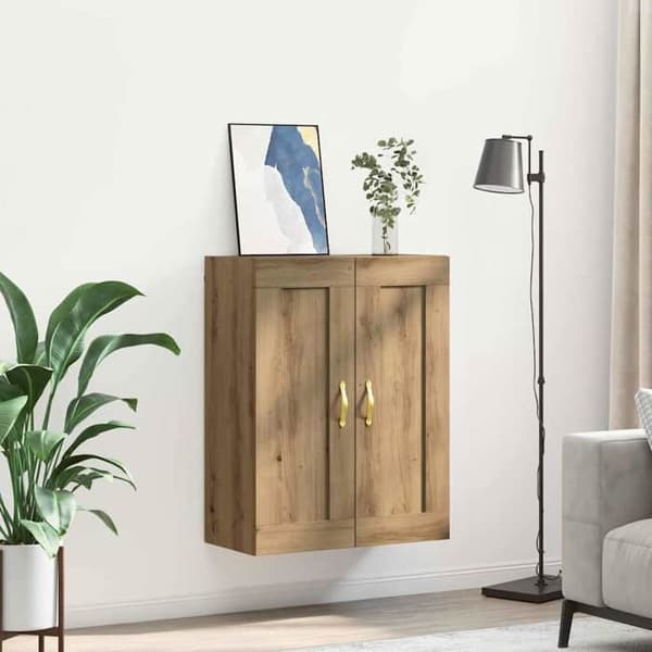 Väggskåp - MAISON EXCLUSIVE - Standardmodell - Vit - Ingenjörsträ - Minimalistisk design