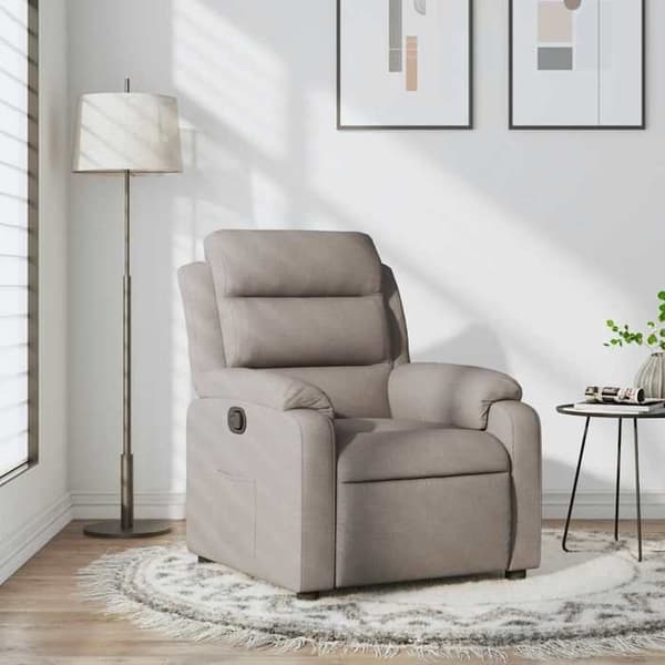 Maison Exclusive - Taupe Kankainen Nojatuoli