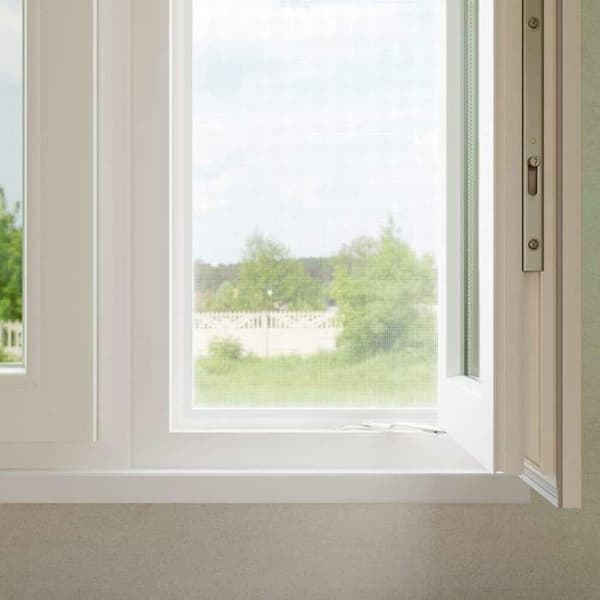 Maison Exclusive - Vit Myggnät 112 x 2000 cm Glasfiber