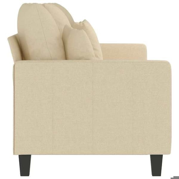 Maison Exclusive - 3-personers sofa Creme 180 cm Stof