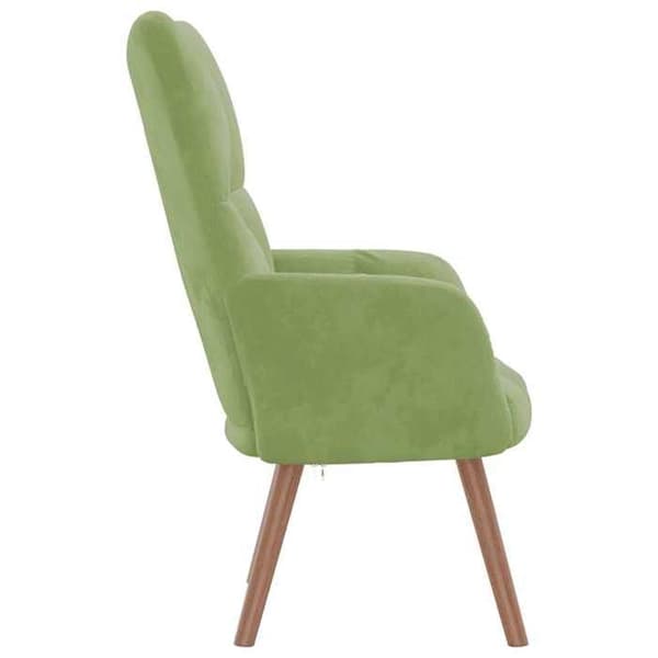 Maison Exclusive - Ljusgrön Velour Relaxstol