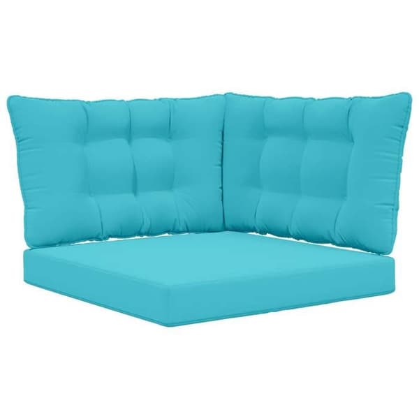 Maison Exclusive - Udendørs sofa pude Polyester Turkis Turkos