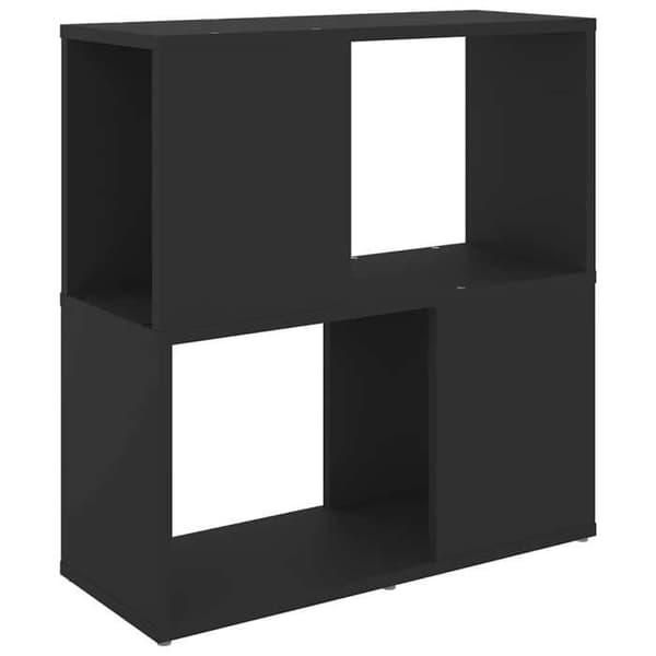 Maison Exclusive - Bibliotek Sort 60x24x63 cm Ingeniørtræ