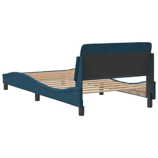 Maison Exclusive - Dover-sängynrunko sininen 100x200cm sametti Blå