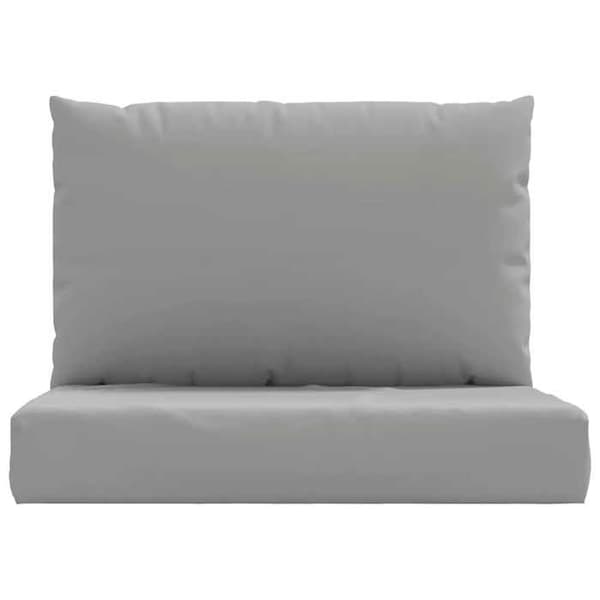 Maison Exclusive - Palettityynyt 2 kpl harmaa Oxford-kangas