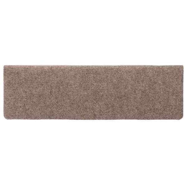 Maison Exclusive - Selvklæbende trappetæpper 5 stk 65 x 21 x 4 cm lys brun rektangulær kant ljusbrun
