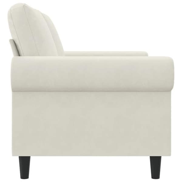 Maison Exclusive - Soffa 2-sits Crème 120 cm Sammet