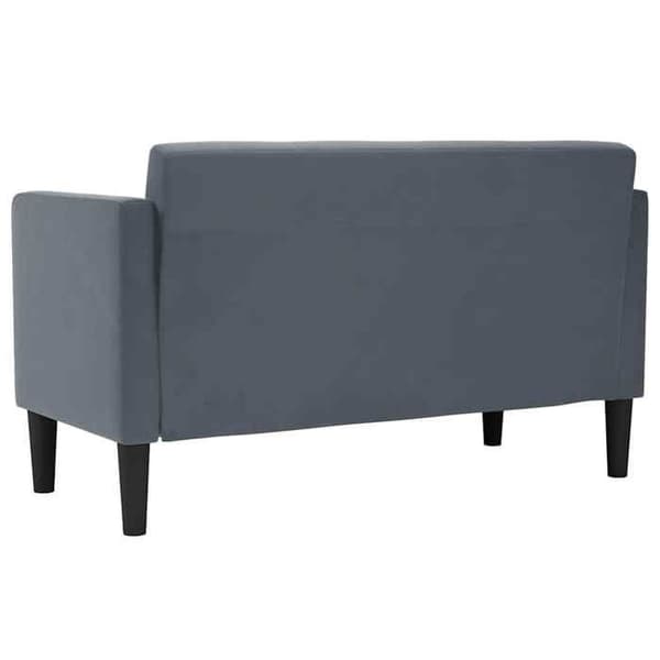 Maison Exclusive - Mørkegrå 2-personers sofa 111 cm velour