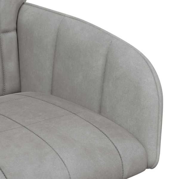 Maison Exclusive - Matstolar 4 st Ljusgrå Sammet