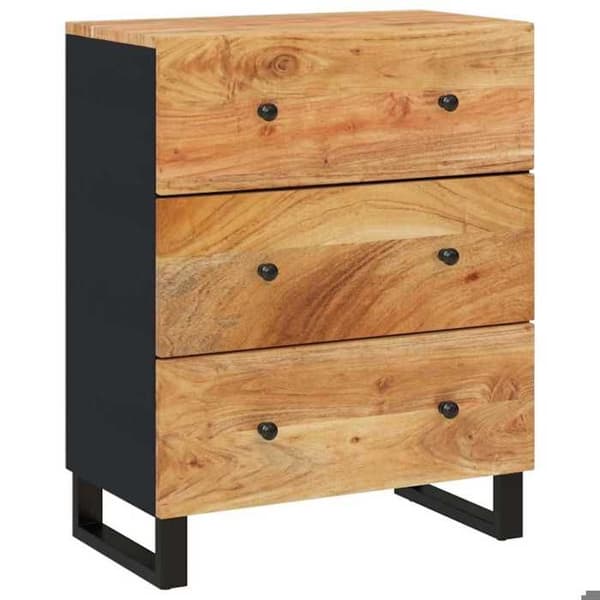 Maison Exclusive - Buffé 60x33x75 cm Massivt akaciaträ