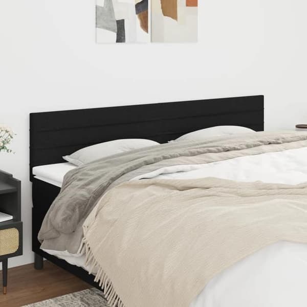 Maison Exclusive - Hovedgærder Sort 160x5x78/88 cm Stof