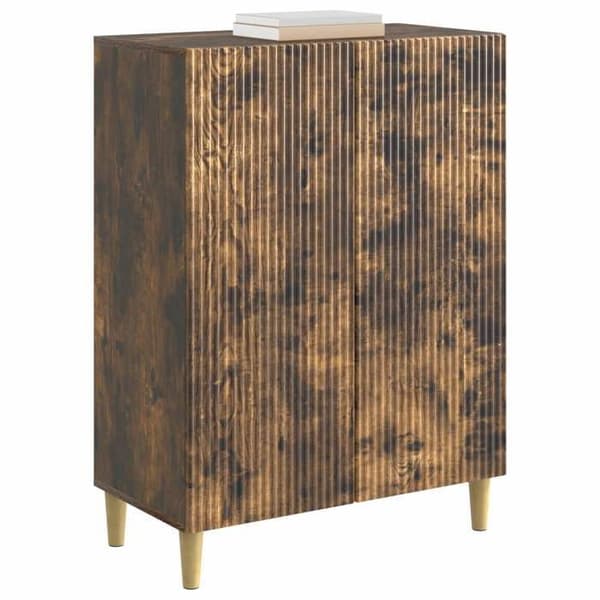 Maison Exclusive - Buffet Røget Eg 66 x 34,5 x 90 cm Ingeniørtræ