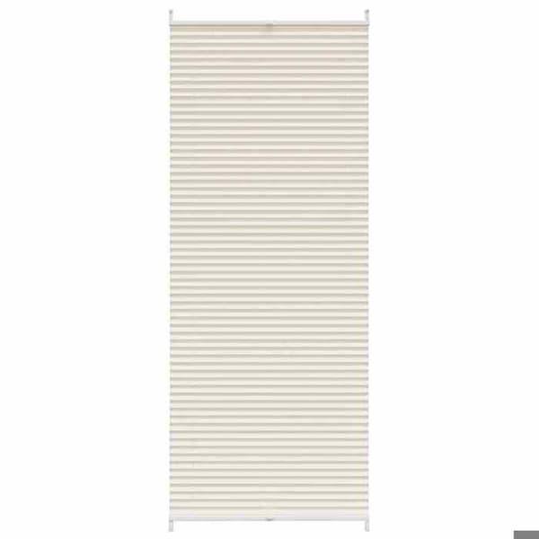 Maison Exclusive - Pliseerattu verho 90x200 cm Kermansävy Grädde