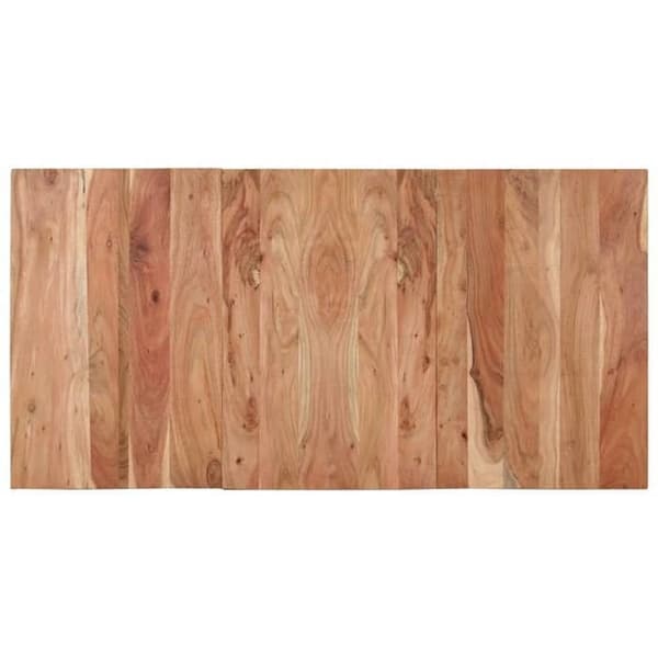 Maison Exclusive - Sort spisebord 140x70x76 cm i solid akacietræ