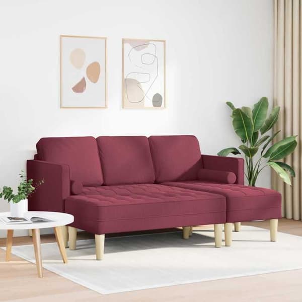 Maison Exclusive - 2 kpl sohvasetti Bordeaux polyesteri