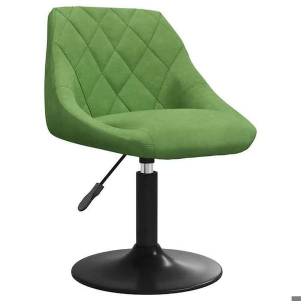 Maison Exclusive - Snurrande matstolar set om 4 ljusgrön sammet