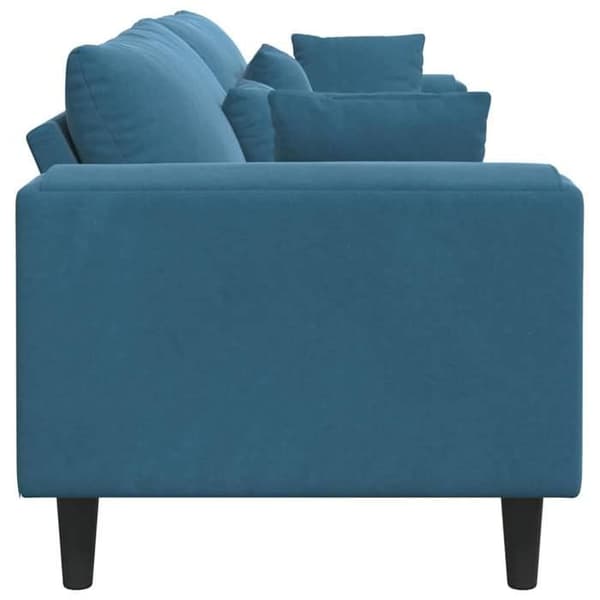 Maison Exclusive - Sininen Sohva 250 x 77 x 76 cm Sametti Blå