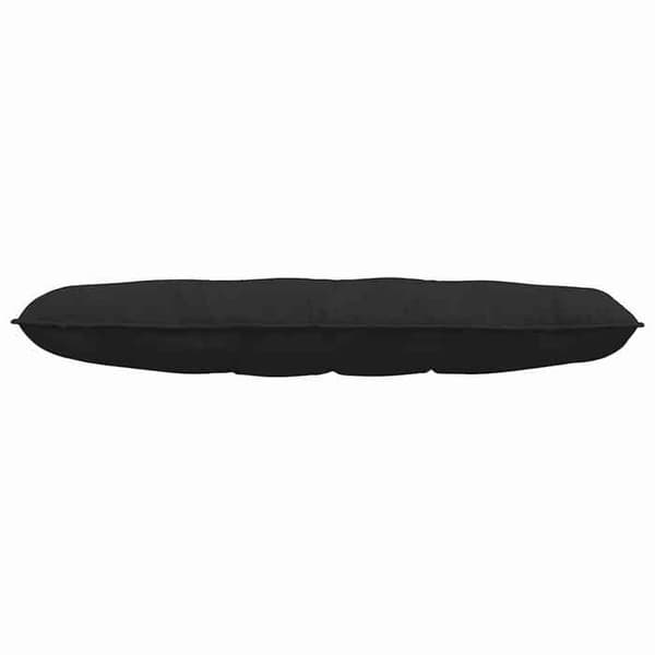 Maison Exclusive - Sort Rygpude 140 x 50 cm Mikrofiberstof