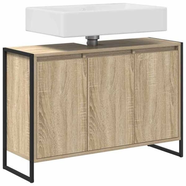 Maison Exclusive - Badrumsskåp Sonoma 90 x 30 x 60 cm