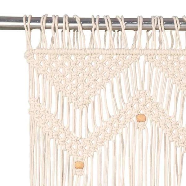 Maison Exclusive - Makramé Gardin 140x240 cm Bomuld