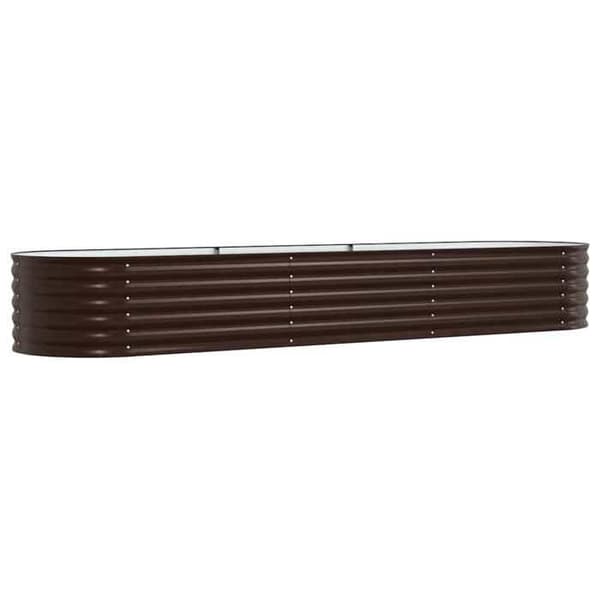 Maison Exclusive - Hævet seng Brun 320 x 80 x 44 cm Stål