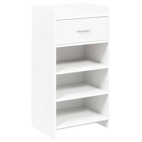 Maison Exclusive - Skoskåp Vit 48 x 36 x 92 cm Ingenjörsträ Vit