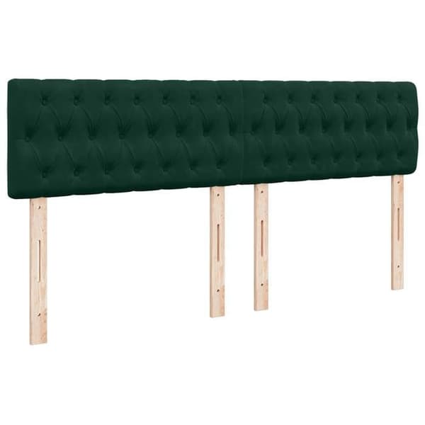 Maison Exclusive - Sängyn sälepohja ja tummanvihreä patja 180x200cm Sametti