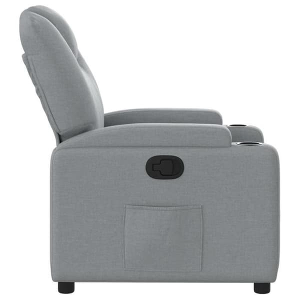 Maison Exclusive - Lätt grå recliner i tyg