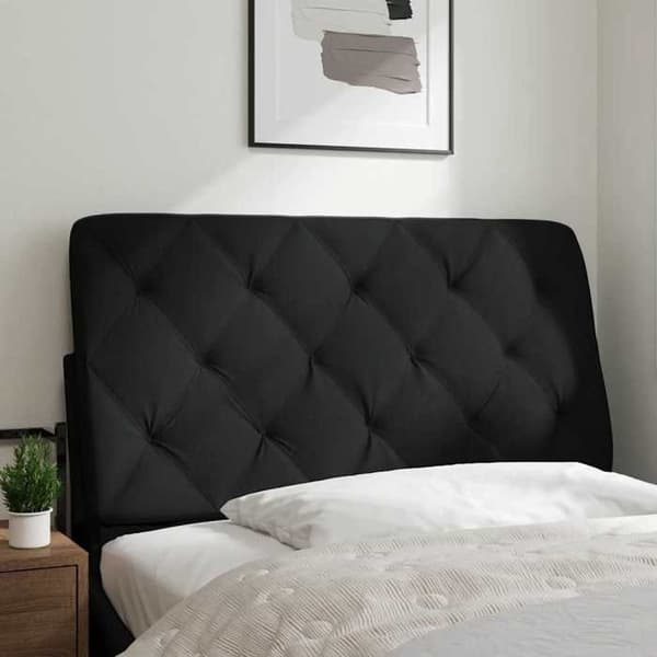Maison Exclusive - Sort hovedgærdestofpude 100 cm