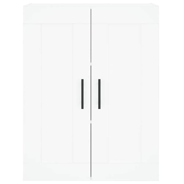Maison Exclusive - Buffé hög Vit 69,5x34x180 cm Ingenjörsträ