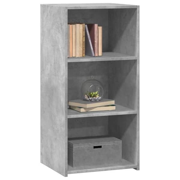 Maison Exclusive - Buffé grå betong 45x41x93 cm ingenjörsträ