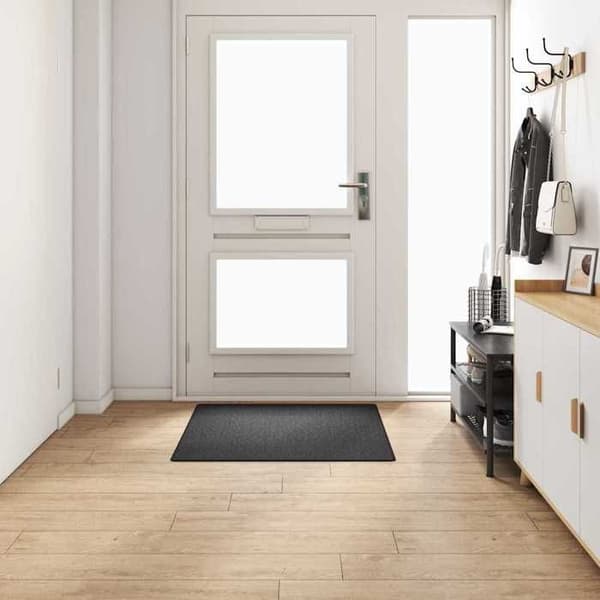 Maison Exclusive - Tummanharmaa käytävämatto 100 x 100 cm 100% polypropeeni