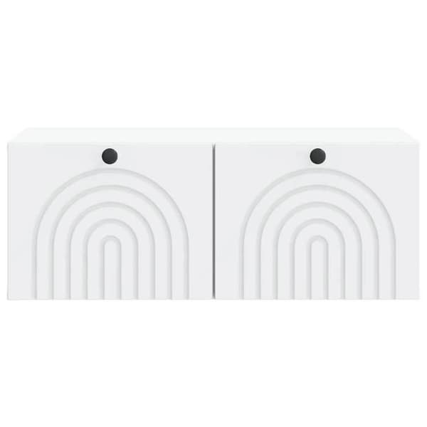Maison Exclusive - Väggmonterad TV-möbel Vit 78,5 x 41 x 30 cm Ingenjörsträ Vit
