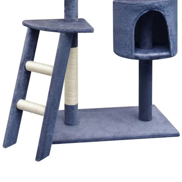 Maison Exclusive - Kattträd med sisal klösträningar 150 cm Mörkblå Mörkblå