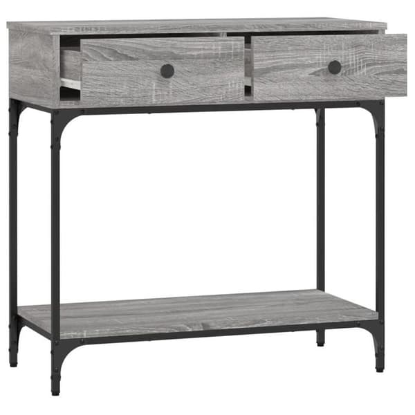 Maison Exclusive - Konsolbord sonoma grå 75x34,5x75 cm ingenjörsträ