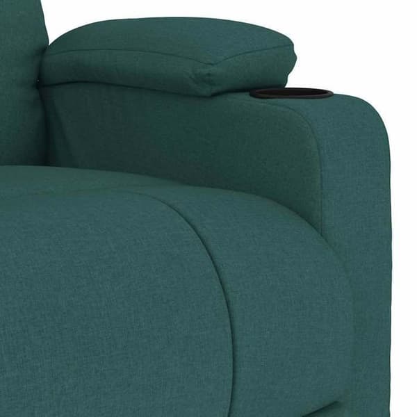 Maison Exclusive - Mörkgrön massagefåtölj i tyg Mörkgrön