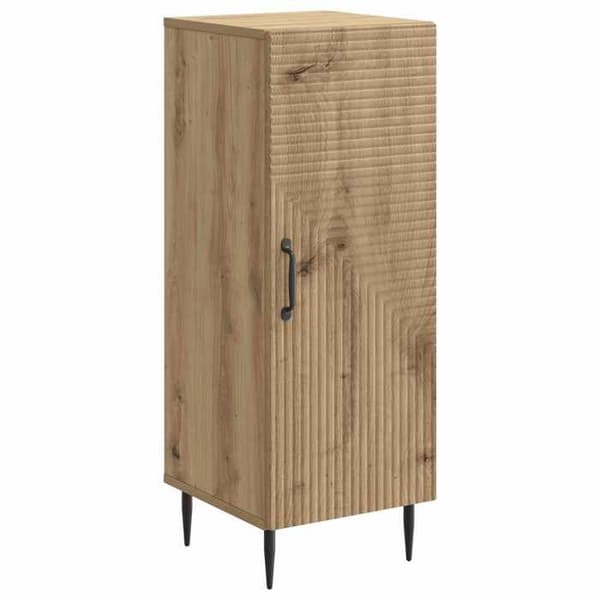 Maison Exclusive - Buffé Ek hantverk 33 x 34,5 x 89,5 cm Ingenjörsträ