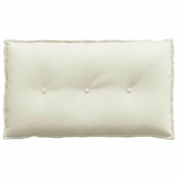 Maison Exclusive - Rygpude Creme 80 x 50 cm Velour